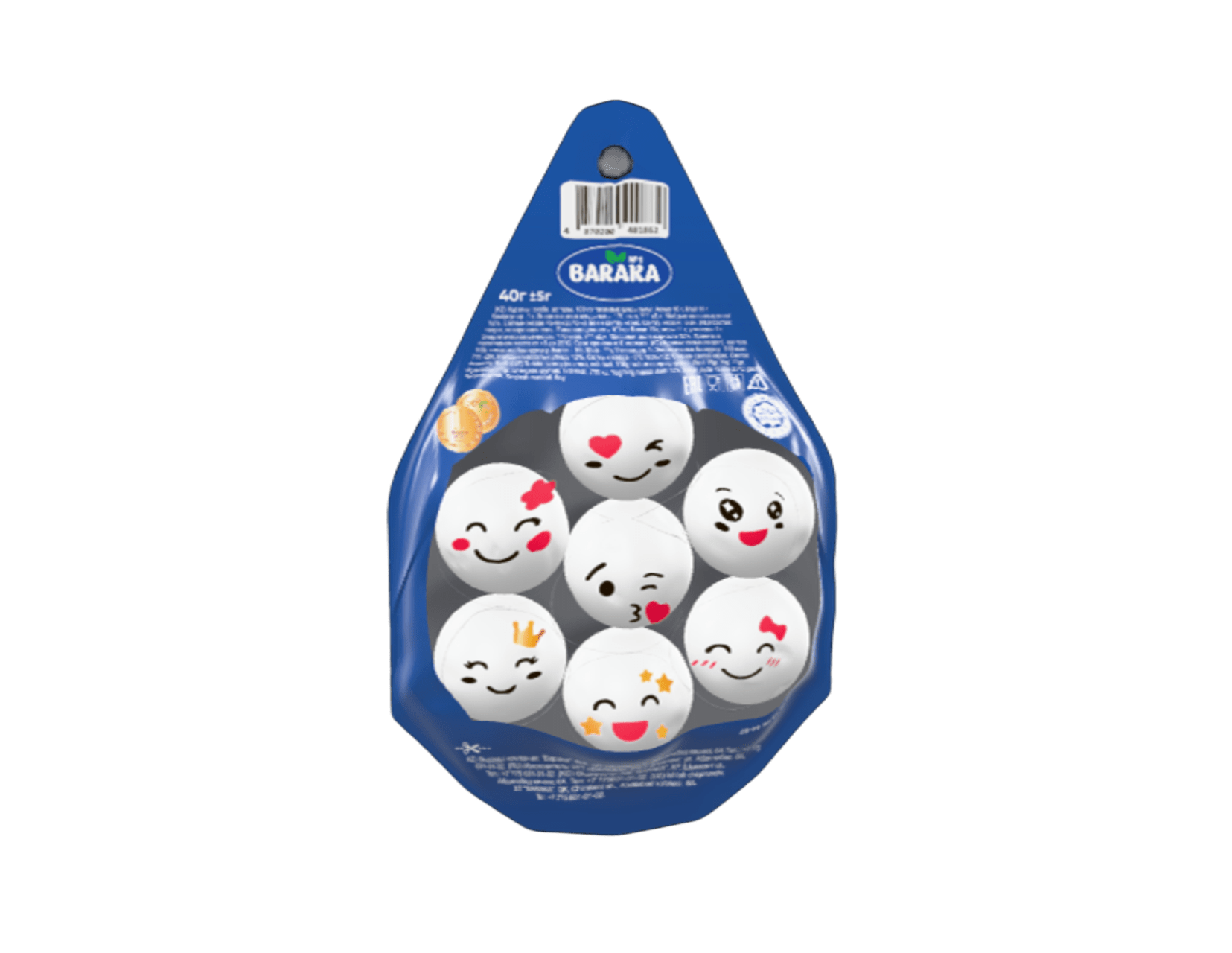 Baraka-Premium qurt алмұрт пішінді – 70 г